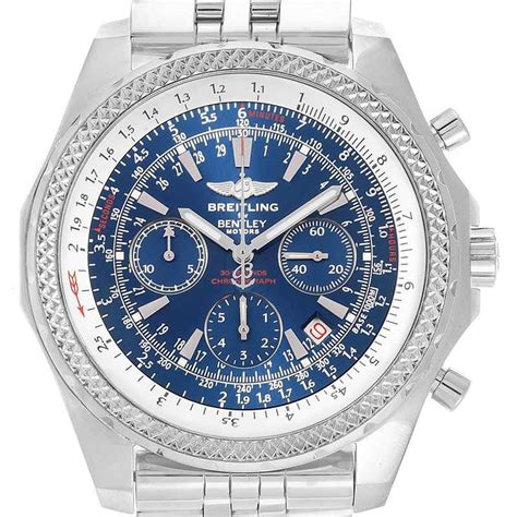 breitling bentley blue face 44mm|breitling bentley watch price.